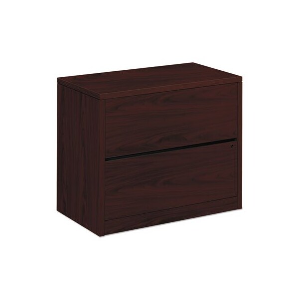 HON, 10500 SERIES TWO-DRAWER LATERAL FILE, 36W X 20D X 29.5H, MAHOGANY